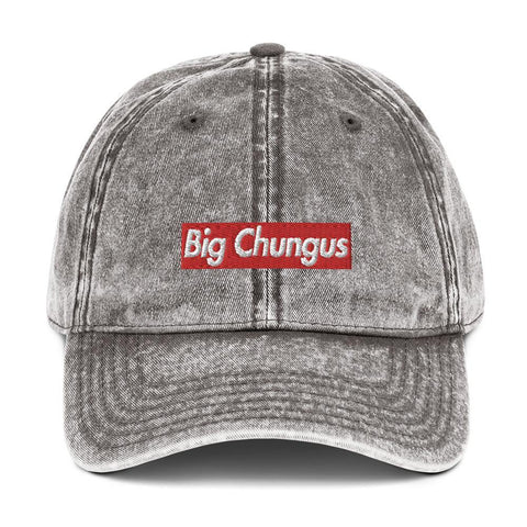Big Chungus Vintage Hat - Meme Cap - Funny Meme Baseball Cap - Trump Save America Store 2024