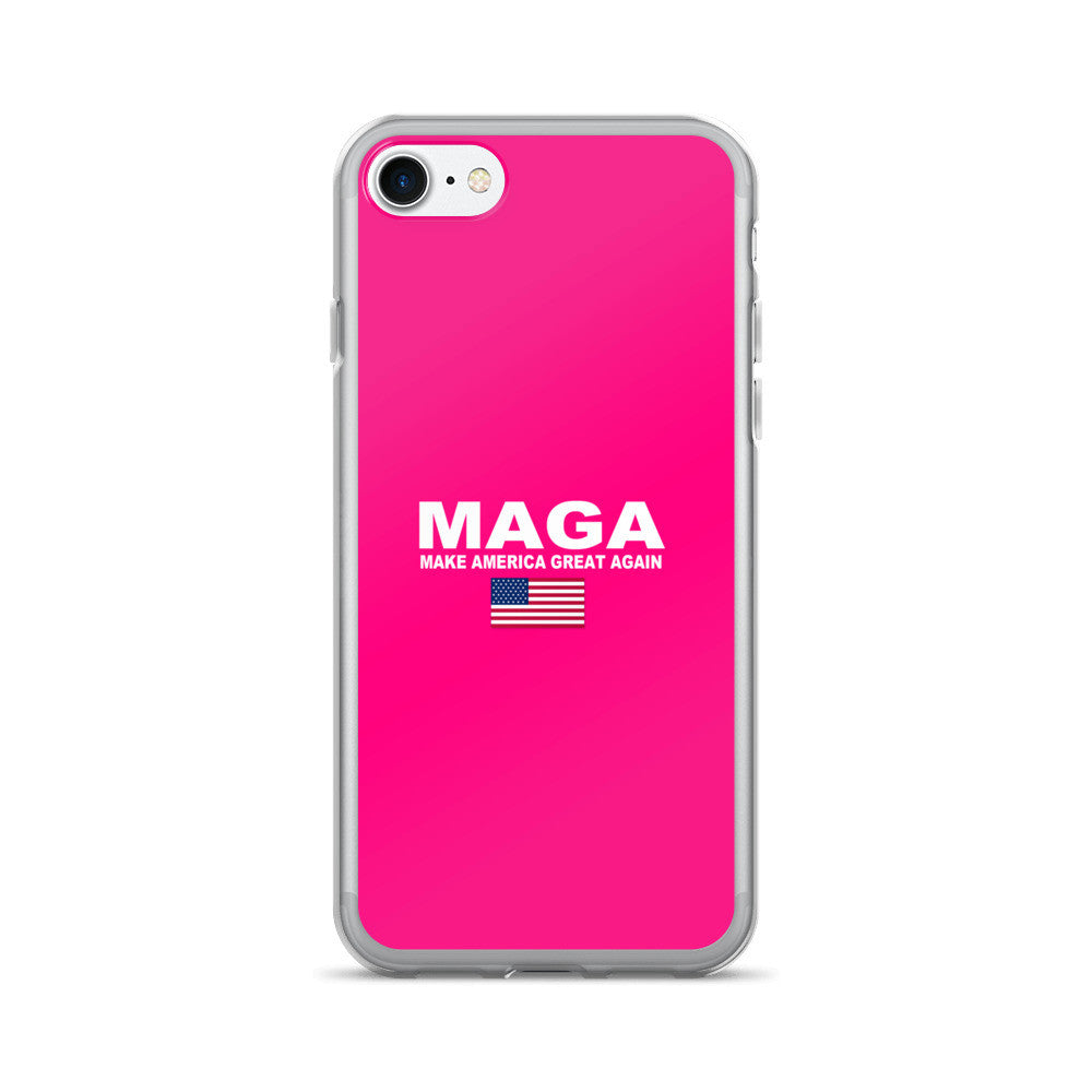 Pink Make America Great Again Donald Trump iPhone 7 / 7 Plus Case - Miss Deplorable