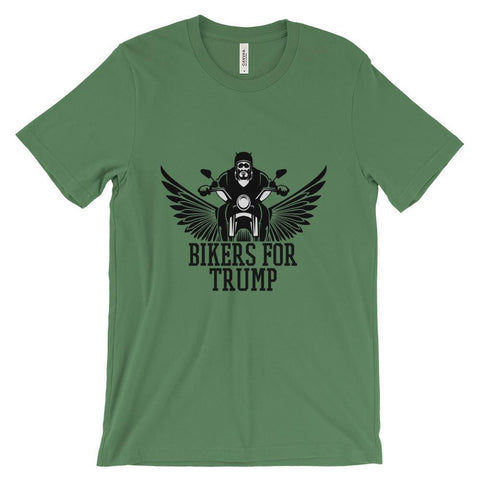 Bikers For Trump White Unisex T Shirt - Trump Store 2024