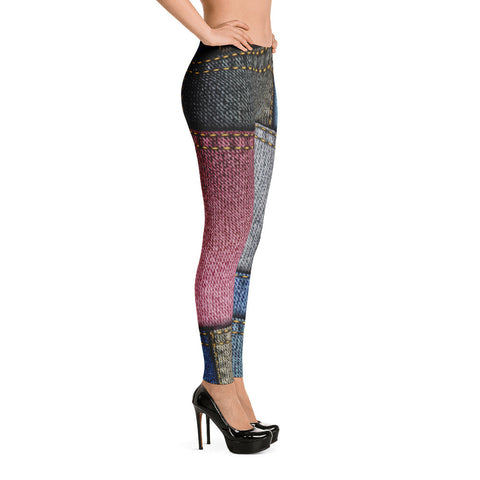 Jean Patch Leggings - Miss Deplorable