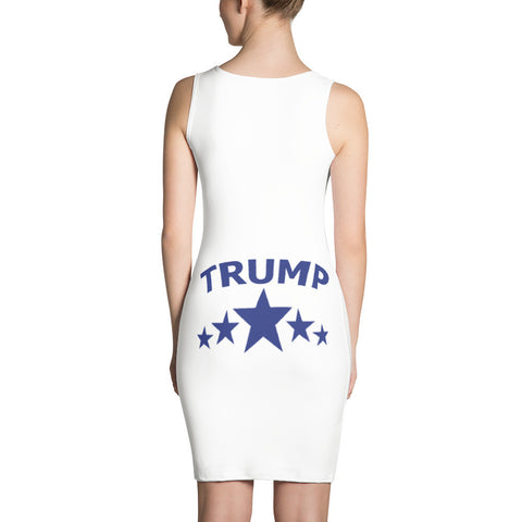 Make America Great Again White Dress - Miss Deplorable