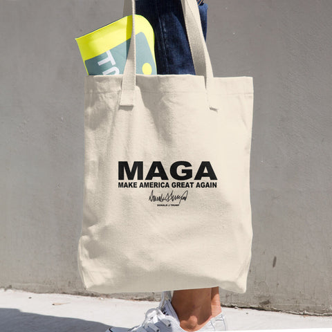 Make America Great Again "MAGA" Cotton Tote Bag - Miss Deplorable