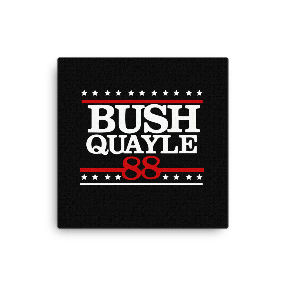 President George H W Bush Senior Campaign Canvas - Miss Deplorable