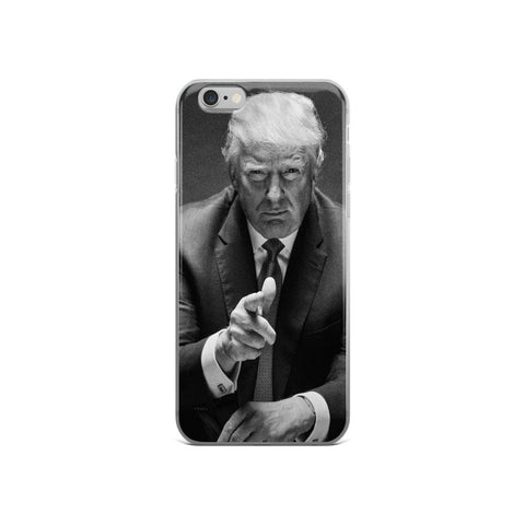 Donald Trump Black & White iPhone 5/5s/Se, 6/6s, 6/6s Plus Case - Miss Deplorable
