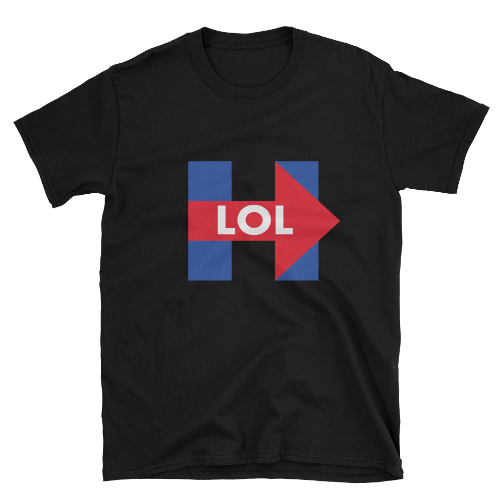 Hillary Clinton LOL Mens T-Shirt - Miss Deplorable