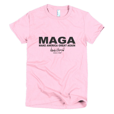 Make America Great Again "maga" Donald Trump Short Sleeve Women's T-shirt - Miss Deplorable