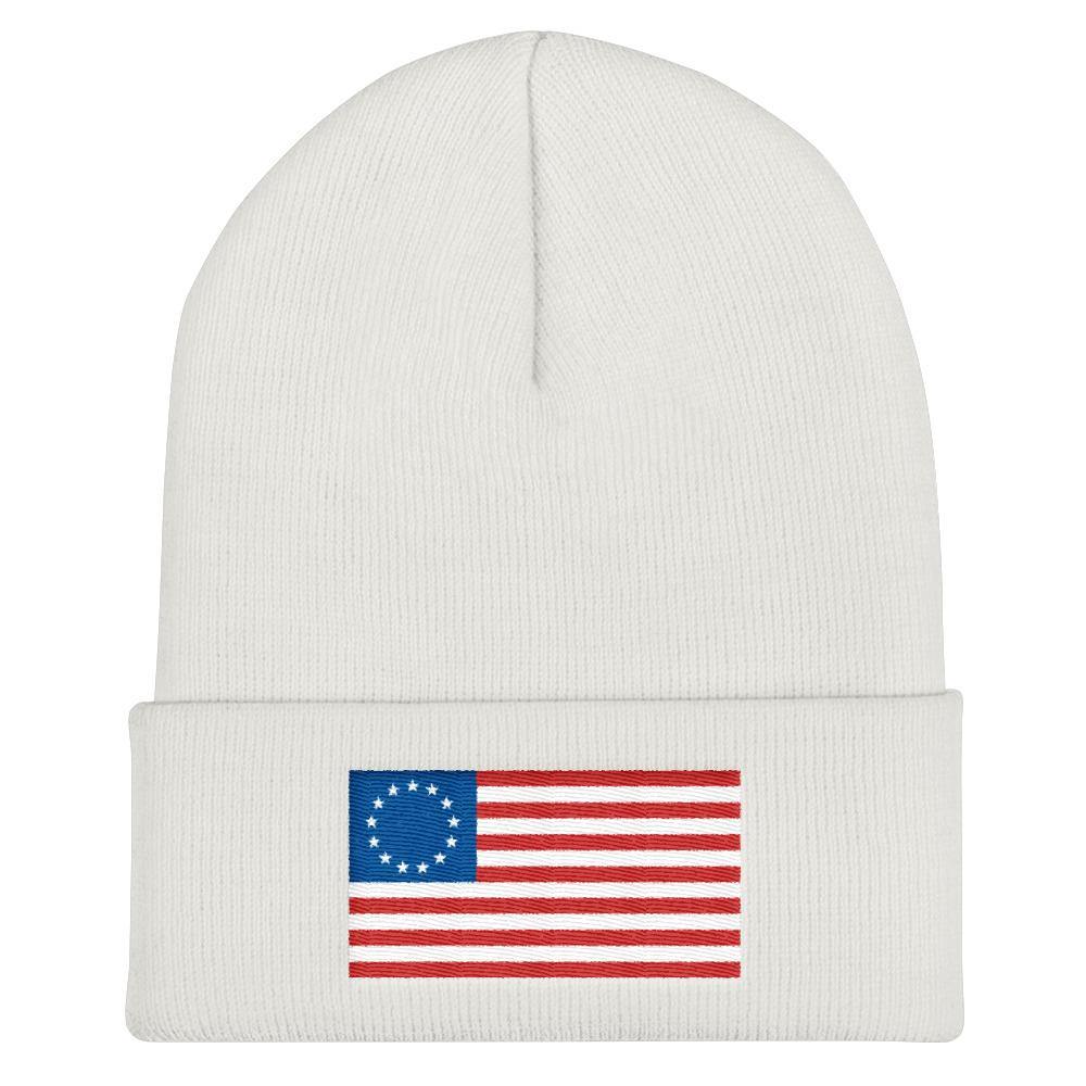Betsy Ross American Flag Beanie Hat - Trump Save America Store 2024
