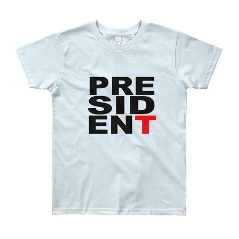 President Donald Trump t -shirt Youth Short Sleeve T-Shirt - Miss Deplorable