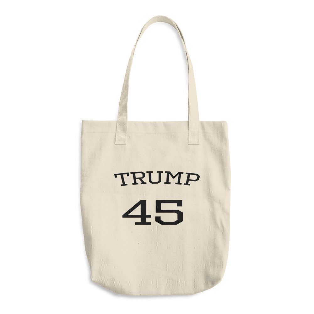Trump 45 Cotton Donald Trump Tote Bag - Miss Deplorable