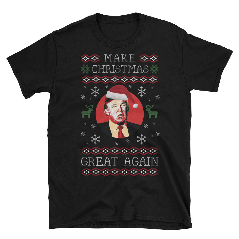 Donald Trump Make Christmas Great Again Womens T Shirt - Miss Deplorable