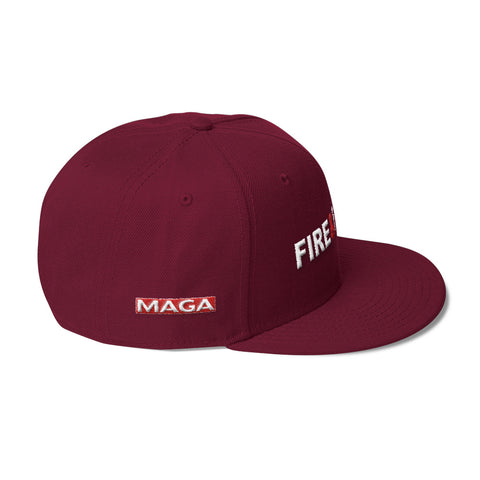 Donald Trump Fire And Fury Wool Blend Snapback - Miss Deplorable