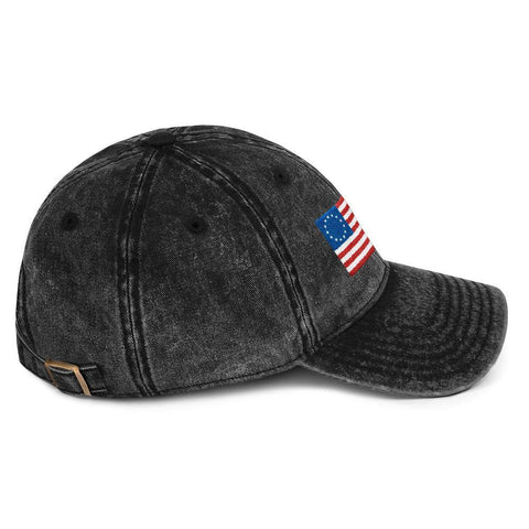 Betsy Ross Flag Vintage Baseball Hat - Trump Save America Store 2024