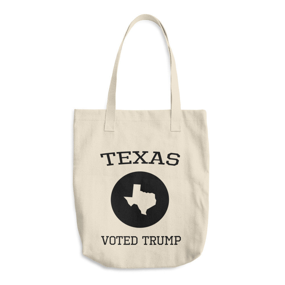 Texas Voted Donald Trump Cotton Tote Bag - Miss Deplorable