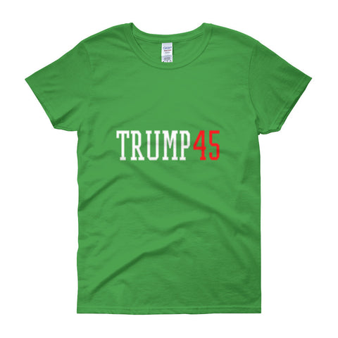 Donald Trump' Trump 45 Women's Short Sleeve T-Shirt - Miss Deplorable