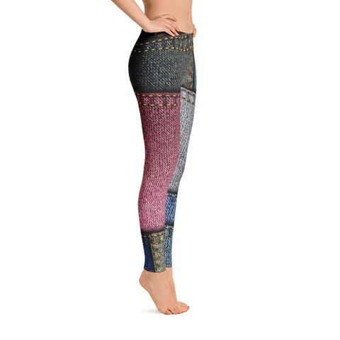 Jean Patch Leggings - Miss Deplorable