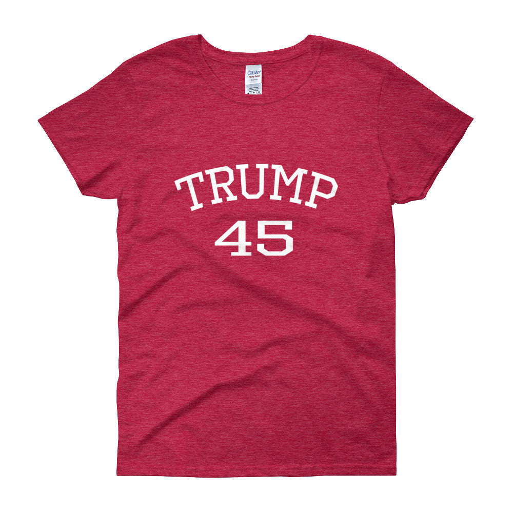 Trump 45 Donald Trump Women's Short Sleeve T-shirt - Miss Deplorable