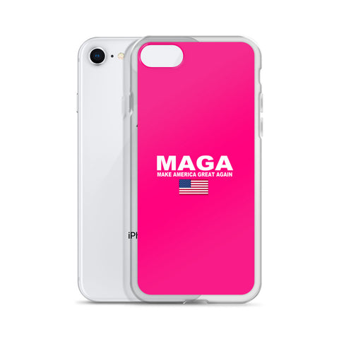 Donald Trump Make America Great again iPhone Case Pink - Miss Deplorable