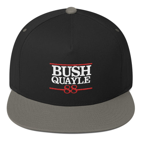 President George H W Bush Quayle 88 Flat Bill Cap - Miss Deplorable
