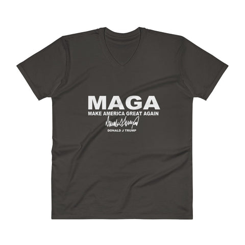 Make America Great Again MAGA Mens V-Neck T-Shirt - Miss Deplorable