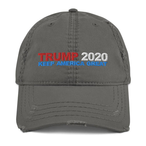 DONALD TRUMP 2020 Distressed Dad Hat - Trump Save America Store 2024