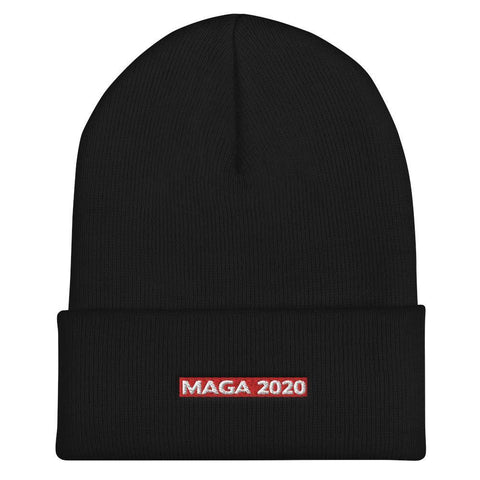 MAGA 2020 Cuffed Beanie - Make America Great Again Beanie Hat - Trump Save America Store 2024