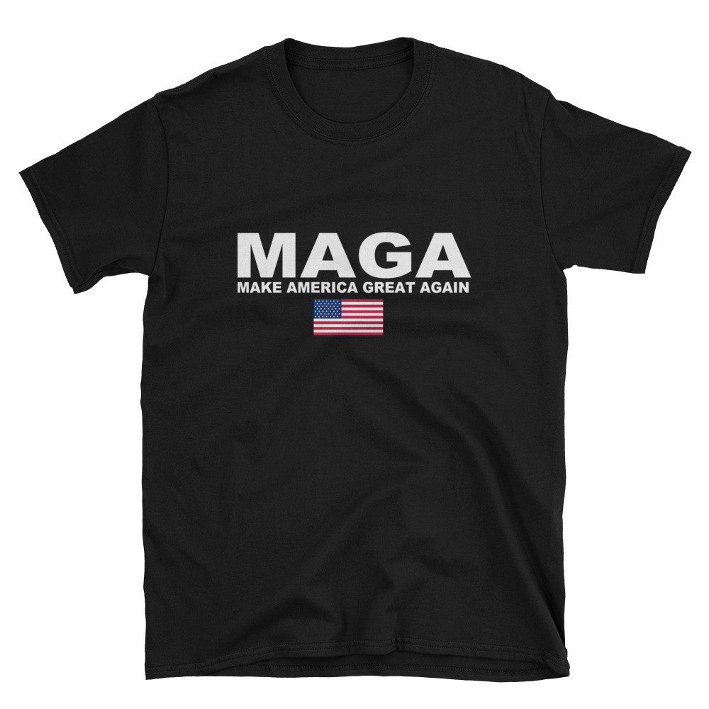 Make America Great Again American Flag Mens T-Shirt - Miss Deplorable