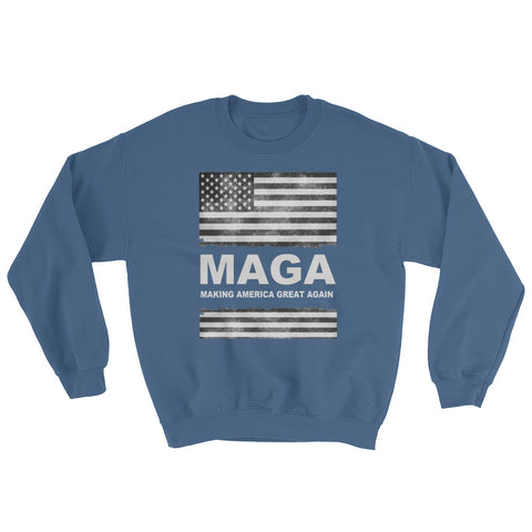 Donald Trump Distressed MAGA Sweatshirt - Miss Deplorable