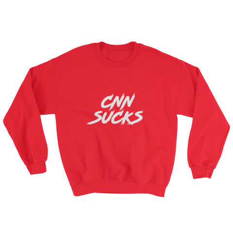 Donald Trump Fake News CNN Sucks Sweatshirt - Miss Deplorable