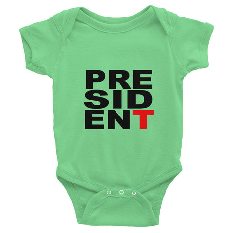 President Donald Trump t -shirt Infant short sleeve one-piece - Miss Deplorable