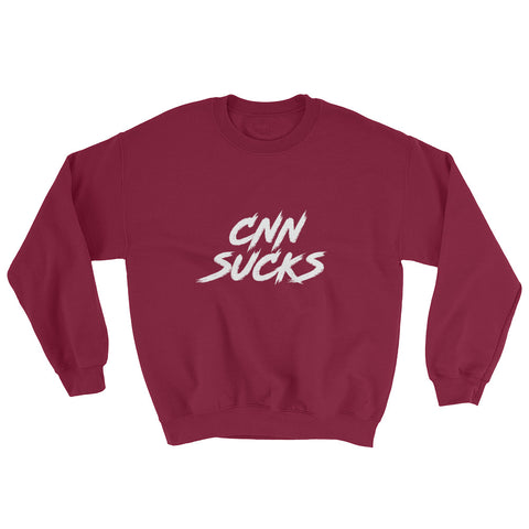 Donald Trump Fake News CNN Sucks Sweatshirt - Miss Deplorable