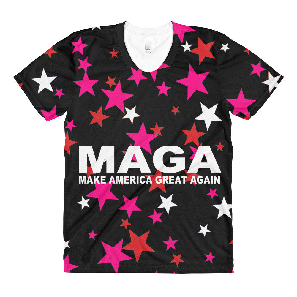 Make America Great Again "MAGA" Patriot Ladies Tees - Miss Deplorable