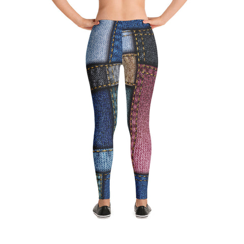 Jean Patch Leggings - Miss Deplorable