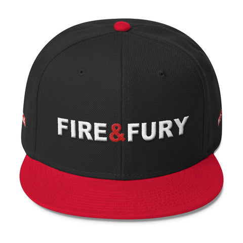 Donald Trump Fire And Fury Wool Blend Snapback - Miss Deplorable