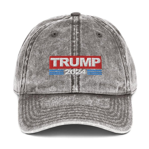Trump 2024 Hat President Donald Trump Vintage Cotton Baseball Hat - Trump Save America Store 2024
