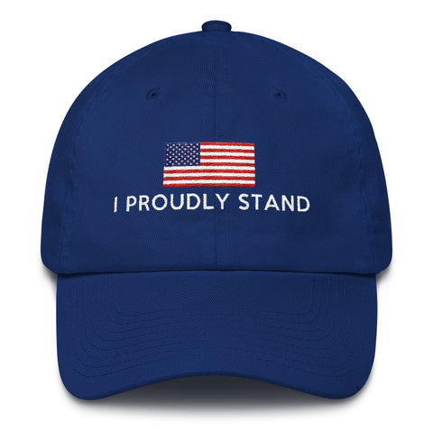 I Proudly Stand Cotton Cap - Miss Deplorable
