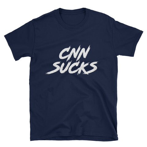 Donald Trump CNN Sucks Fake News Womens T-Shirt - Miss Deplorable