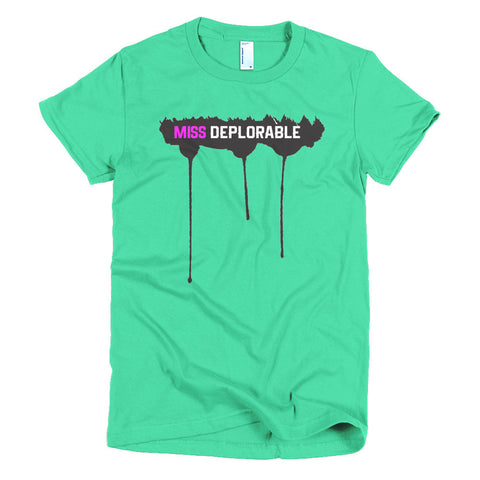 Miss Deplorable Short sleeve women's t-shirt - Miss Deplorable