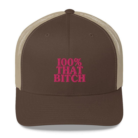 100% That Bitch Trucker Hat - That Bitch Baseball Cap - Trump Save America Store 2024