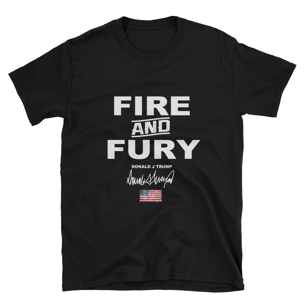 Donald Trump Fire And Fury Mens T shirt - Miss Deplorable