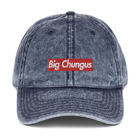 Big Chungus Vintage Hat - Meme Cap - Funny Meme Baseball Cap - Trump Save America Store 2024