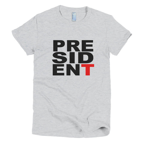 President Donald Trump Short sleeve women's Graffic t-shirt - Miss Deplorable
