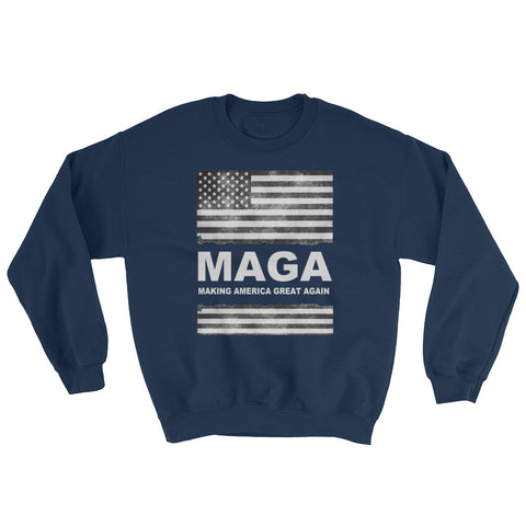 Donald Trump Distressed MAGA Sweatshirt - Miss Deplorable