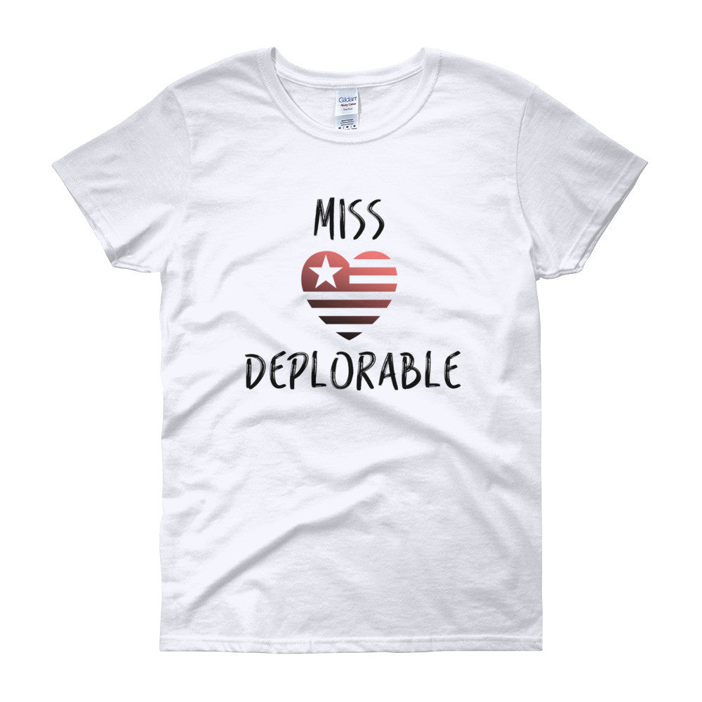 Miss Deplorable Classic White Women's T-Shirt - Miss Deplorable