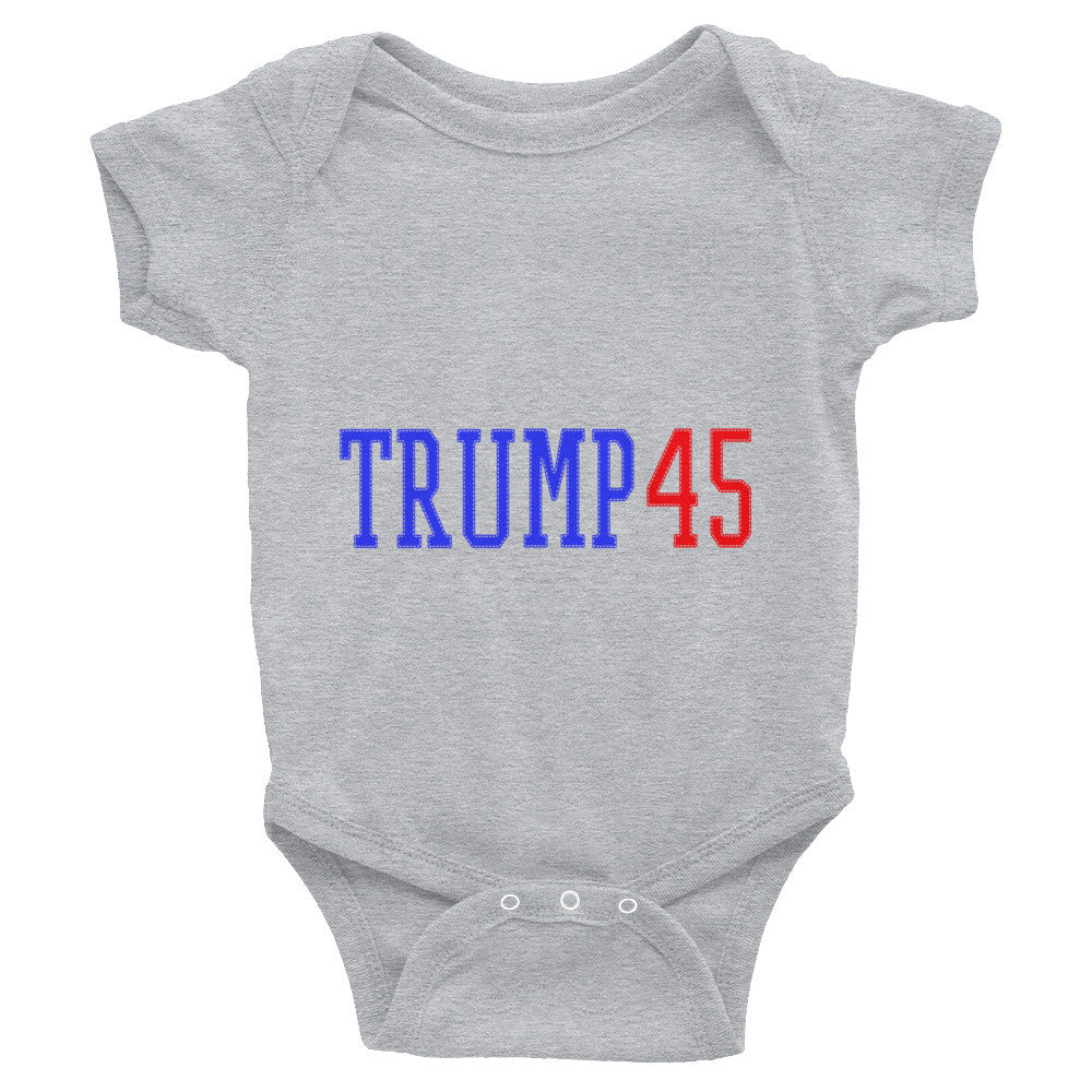 Donald Trump Trump 45 Infant Bodysuit - Miss Deplorable