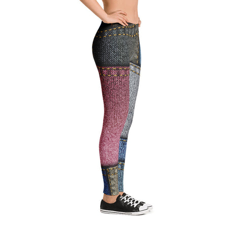 Jean Patch Leggings - Miss Deplorable