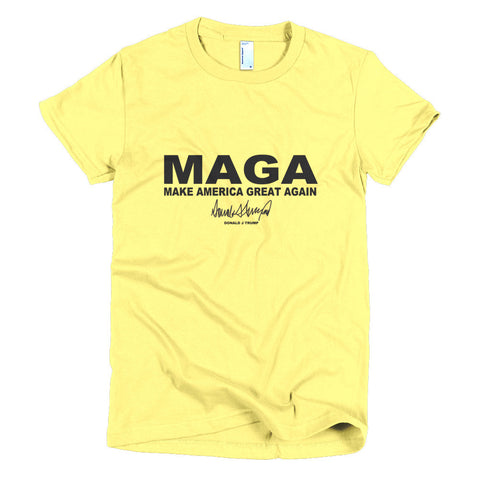 Make America Great Again "maga" Donald Trump Short Sleeve Women's T-shirt - Miss Deplorable