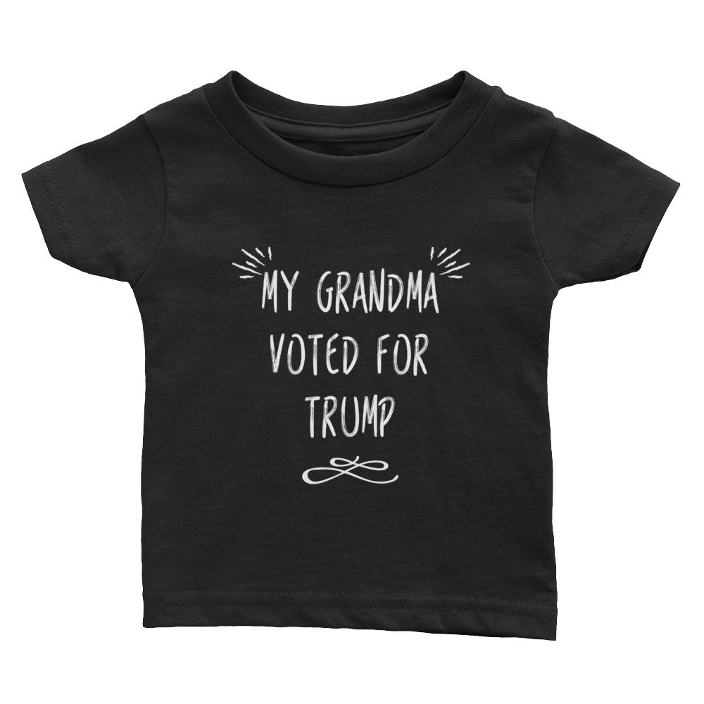 My Grandma Voted For Trump Infant Tee - Miss Deplorable