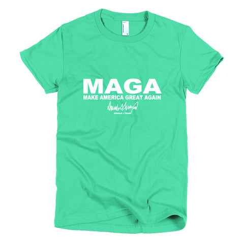 Make America Great Again "MAGA" Donald Trump Womens T shirt - Miss Deplorable