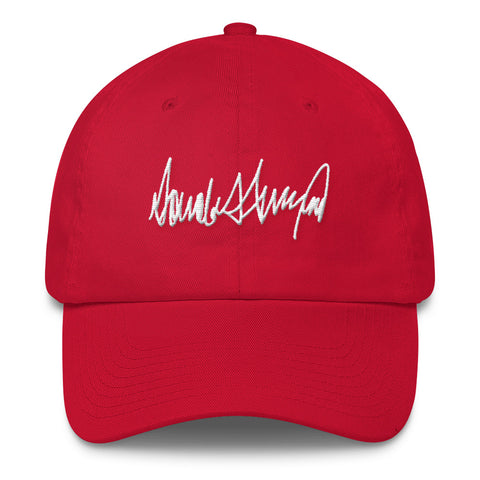 Donald Trump Autograph Cotton Cap - Miss Deplorable