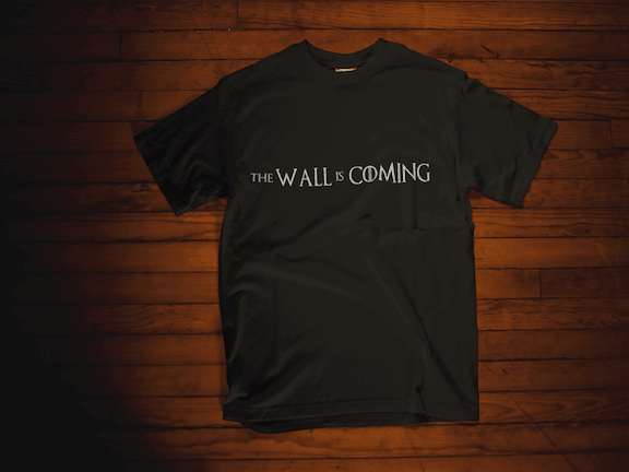 The Wall Is Coming T Shirt - Trump Save America Store 2024